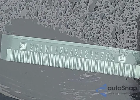 2008 Chevrolet Impala Lt from USA, damaged, VIN 2G1WT58K481292703